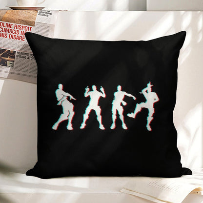 Battle Royale Victory Dance Cool Justice Dance Linen Throw Pillow Cover
