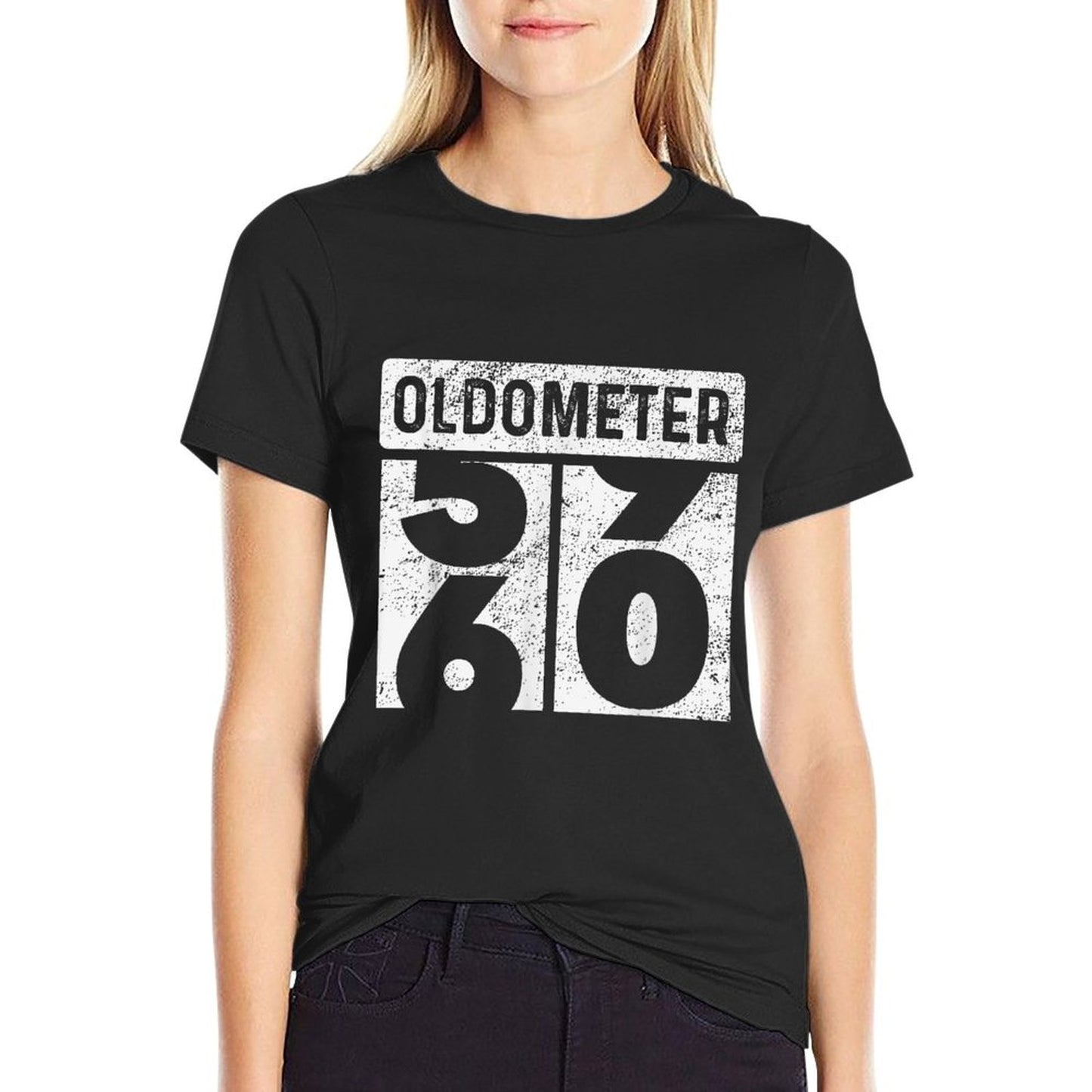 Oldometer Odometer Funny 60th Birthday Gift 60 Yrs Old Joke T-Shirt