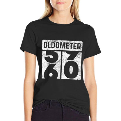 Oldometer Odometer Funny 60th Birthday Gift 60 Yrs Old Joke T-Shirt