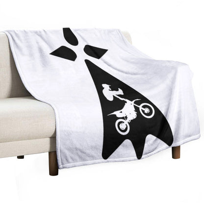 Biker Breizh Throw Blanket