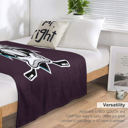 The Mighty Ducks Game Changers Throw Blanket