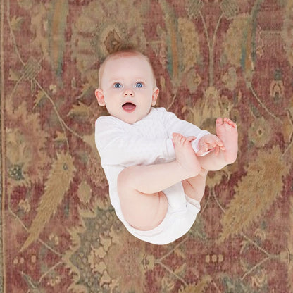 Antique Kilim Throw Blanket