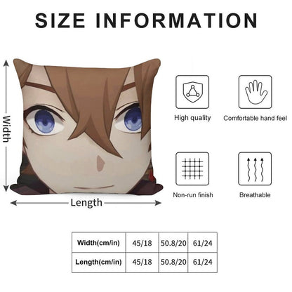 Childe Genshin Impact Soft Skin-Friendly Throw Pillow