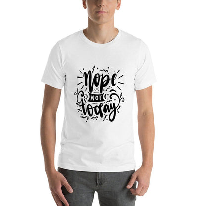 Nope for Women Funny Sarcastic Novelty Graphic Top  Polyester Blend T-Shirt