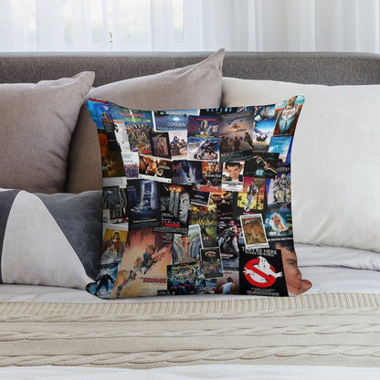 1980s Movie Posters Soft Bedroom Essential Throw Pillow