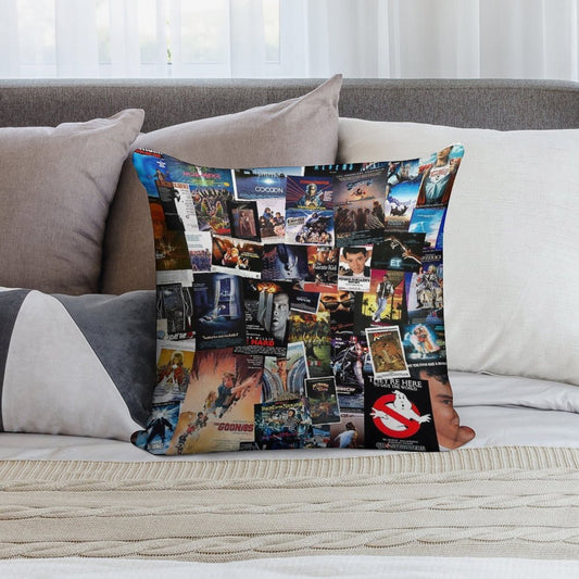 1980s Movie Posters Soft Bedroom Essential Throw Pillow