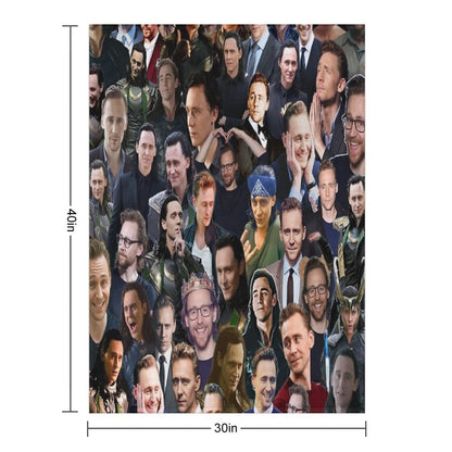 Tom Hiddleston Throw Blanket