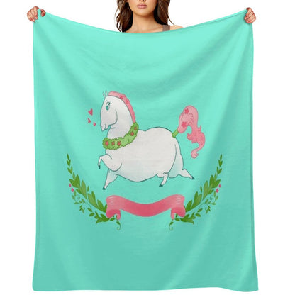 Opera Horse Throw Blanket