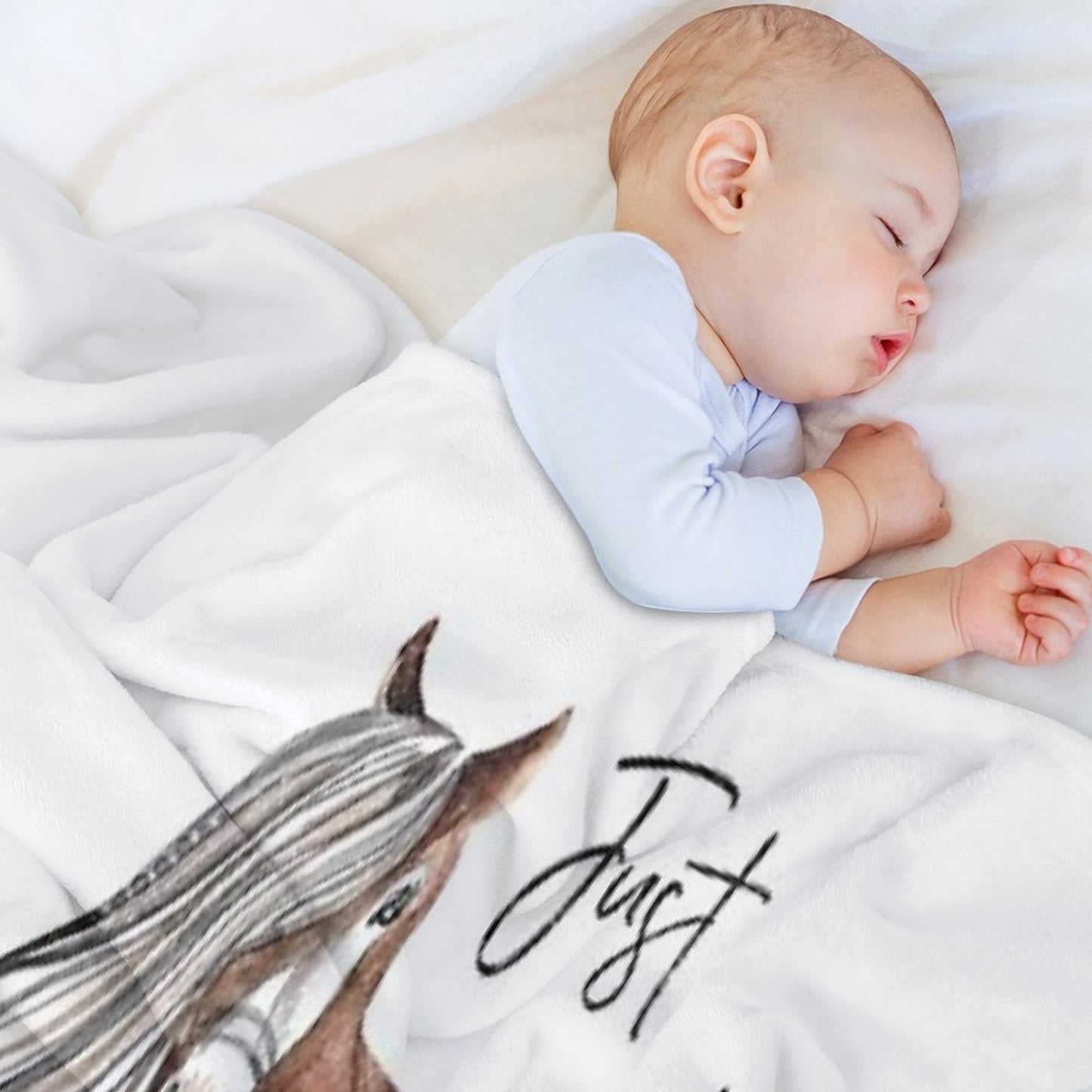 Just A Girl Who Loves Horses - Horse Lover Design Throw Blanket