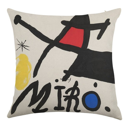 Miro 41 Linen Throw Pillow Cover
