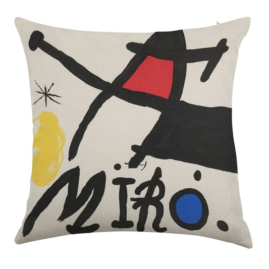 Miro 41 Linen Throw Pillow Cover