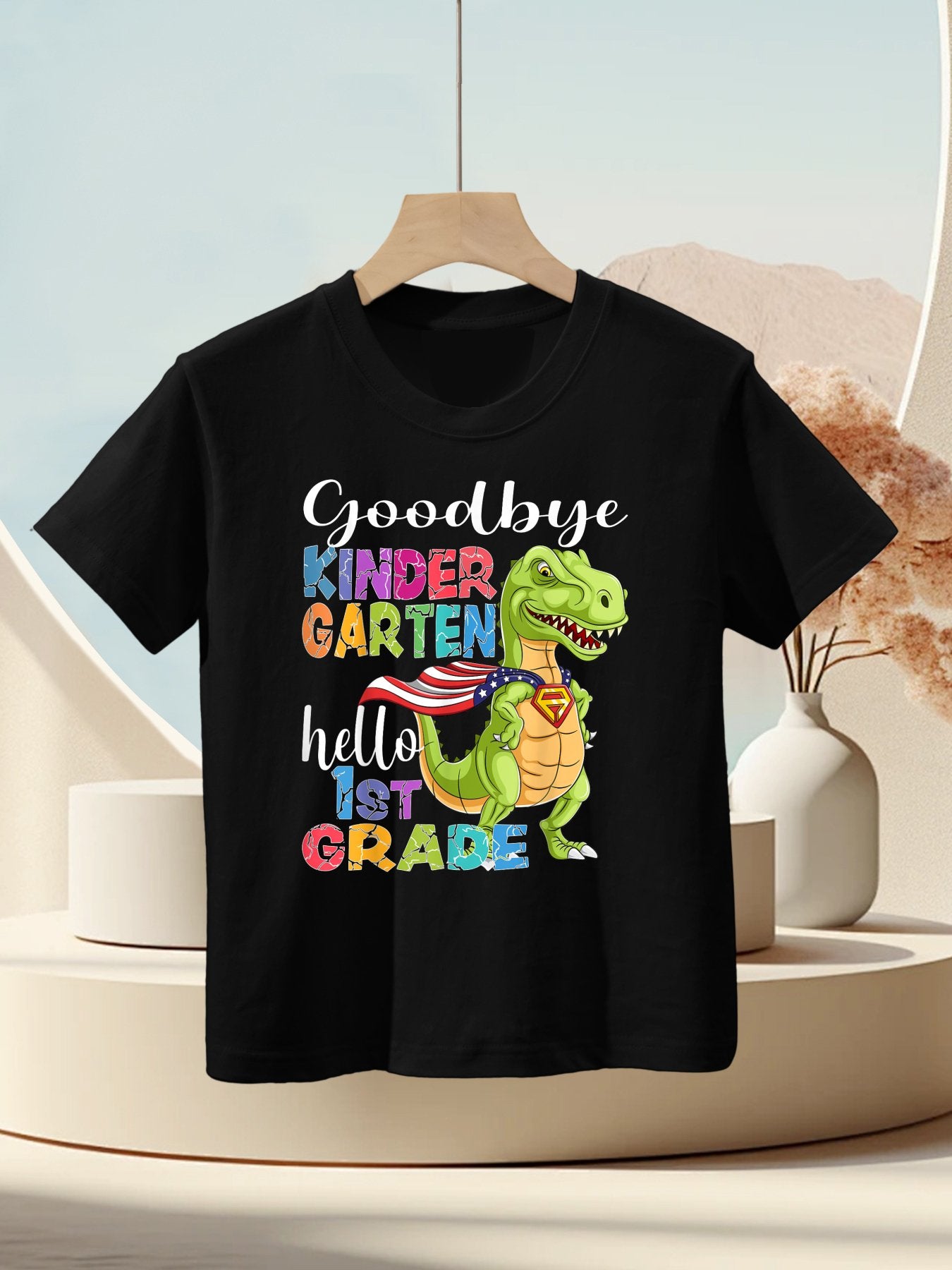 Goodbye Kindergarten Hello 1st Grade Graduation Last Day 22 Kids T-Shirt