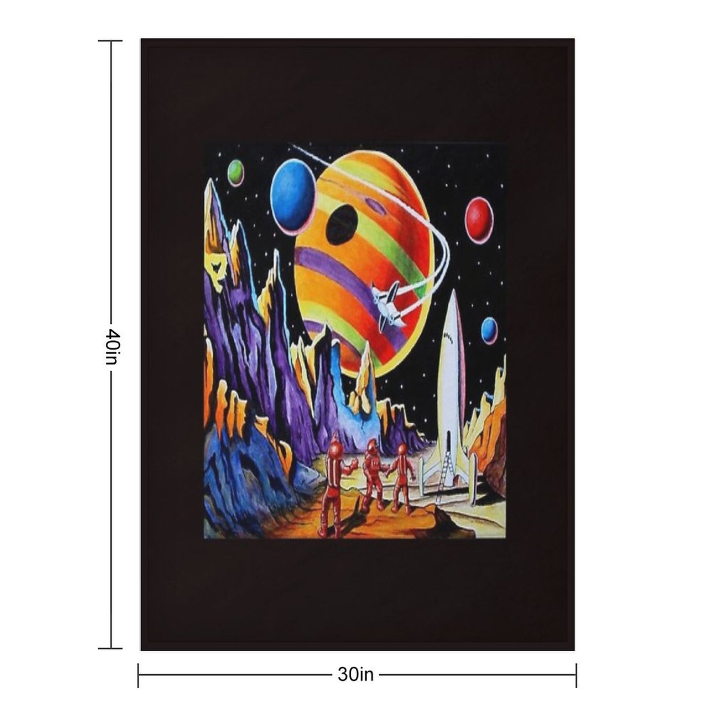 NEW WORLDS Throw Blanket