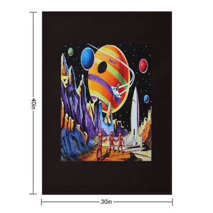 NEW WORLDS Throw Blanket