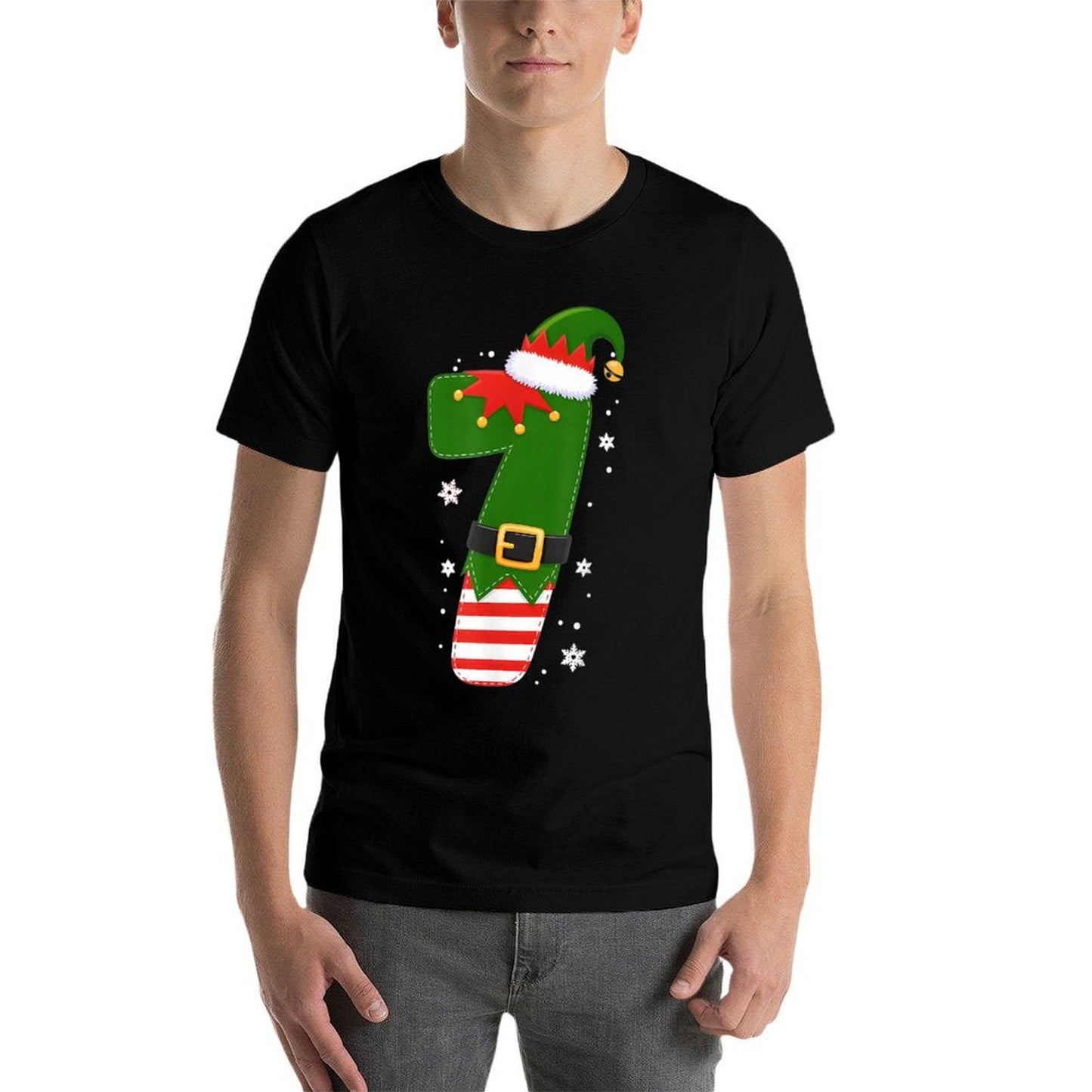 Funny 67 Six Seven Meme Couple Matching Christmas Pajamas  Relaxed-fit T-Shirt