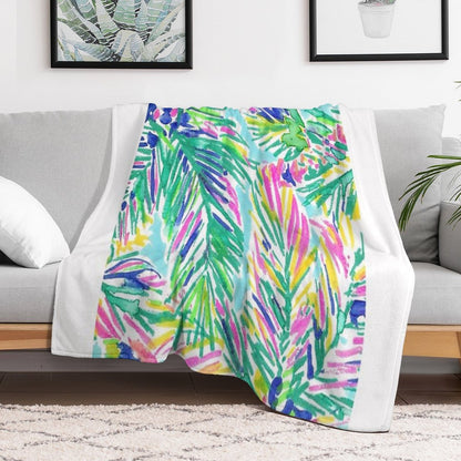 Coconut Lilly Tree Throw Blanket