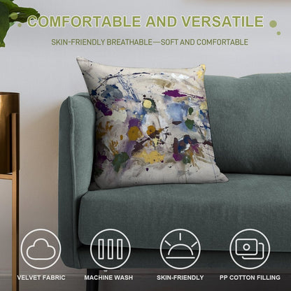 Little Worlds Soft Skin-Friendly Throw Pillow