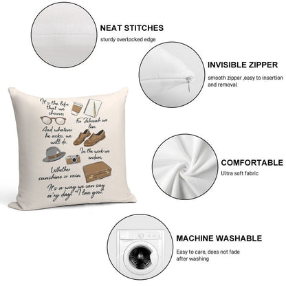 The Life of A Pioneer Soft Luxury Feel Throw Pillow