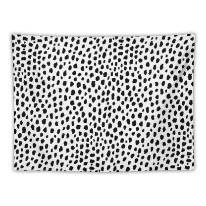 Dalmatian Spots (blackwhite) Tapestry