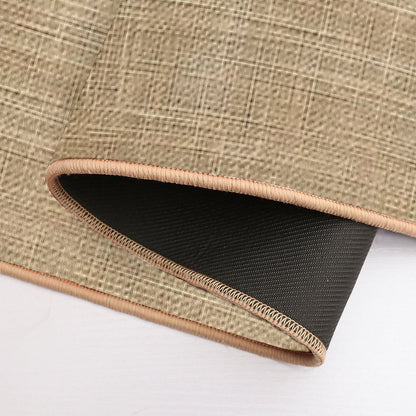 Natural Fabric Texture  Dirt-Trapping Bath Mat