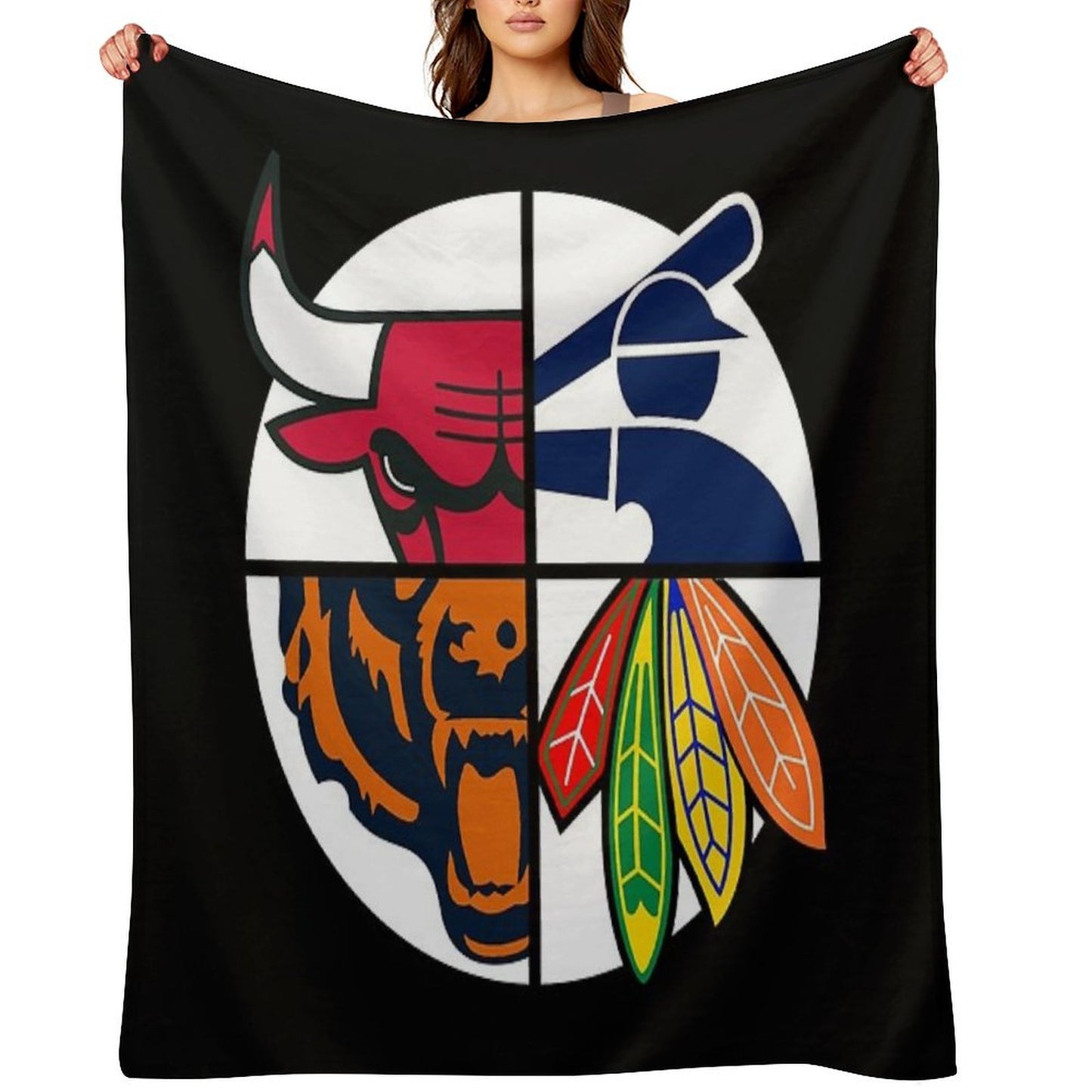 Chicago Southside Sports Throw Blanket