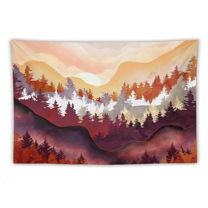 Amber Forest Tapestry