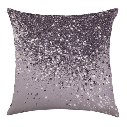 Lavender Lady Glam #2 (Photo of Glitter Only - Not Reflective) Linen Throw Pillow Cover