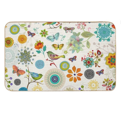 Bo Ho Birds Bath Mat