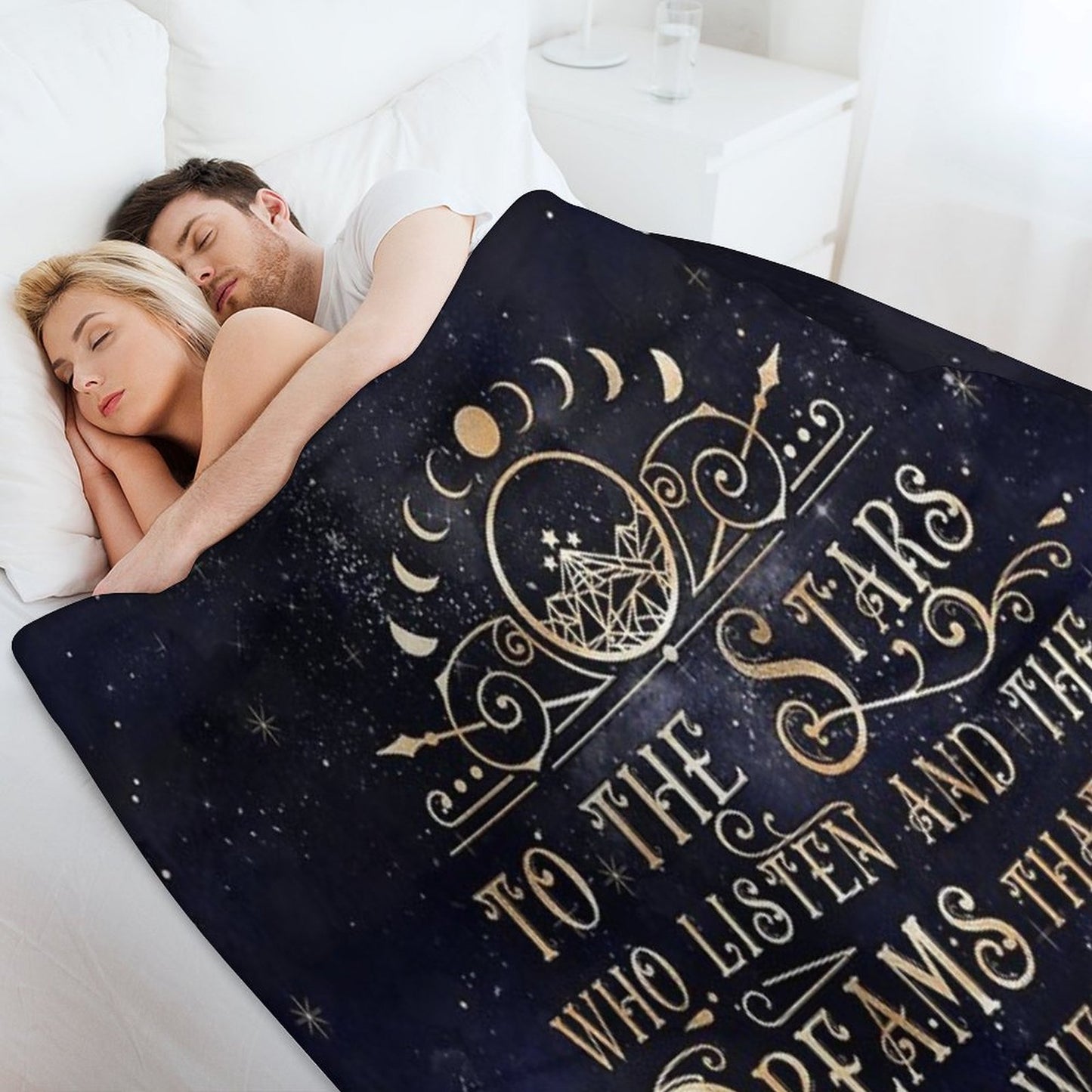 To The Stars Throw Blanket