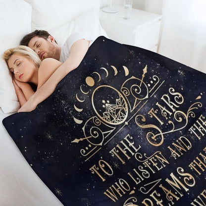To The Stars Throw Blanket