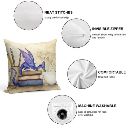 Whats In Here Soft Home Decor Throw Pillow