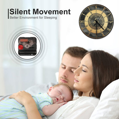 Triple Horn Of Odin Wall Clock