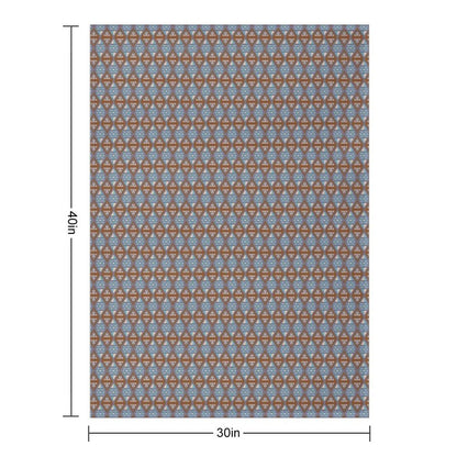 Pixel Art Pattern Seamless for Fabric Throw Blanket