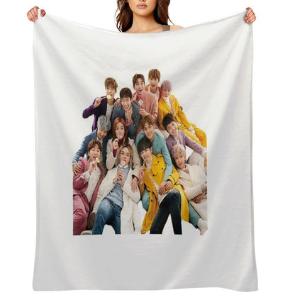 Seventeen Kpop Throw Blanket