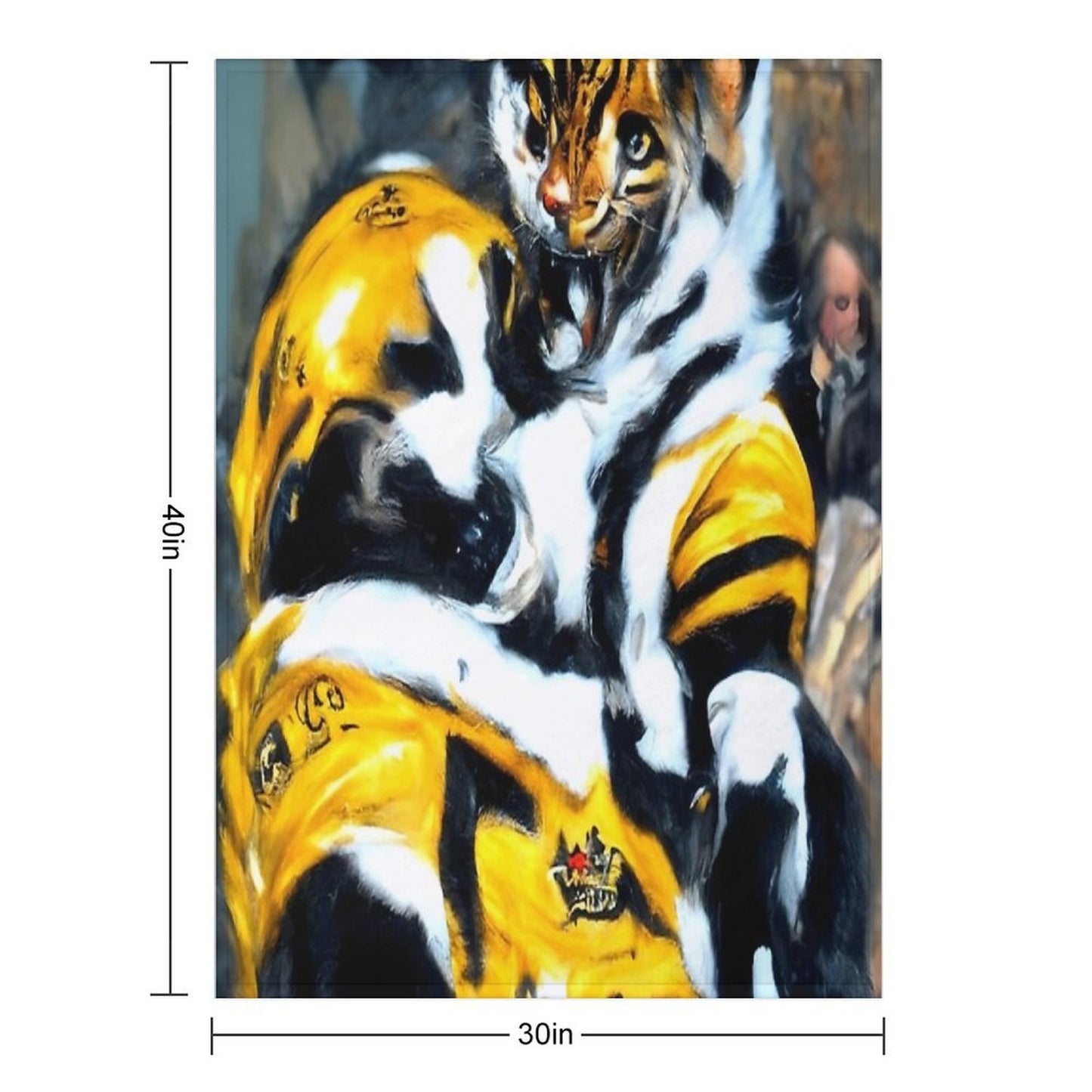 Hamilton Tiger Cats! Throw Blanket