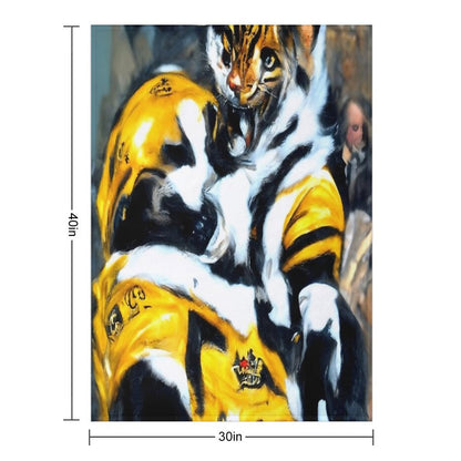 Hamilton Tiger Cats! Throw Blanket