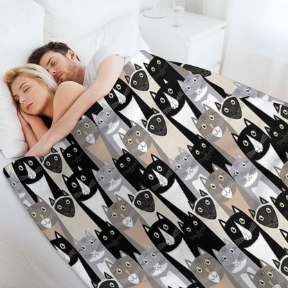 Cats #1 Throw Blanket