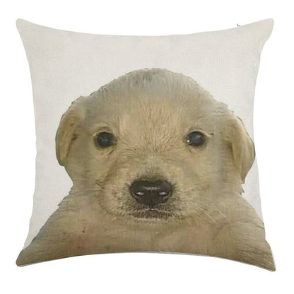 Jotchua Meme Jotchua Dog Linen Throw Pillow Cover
