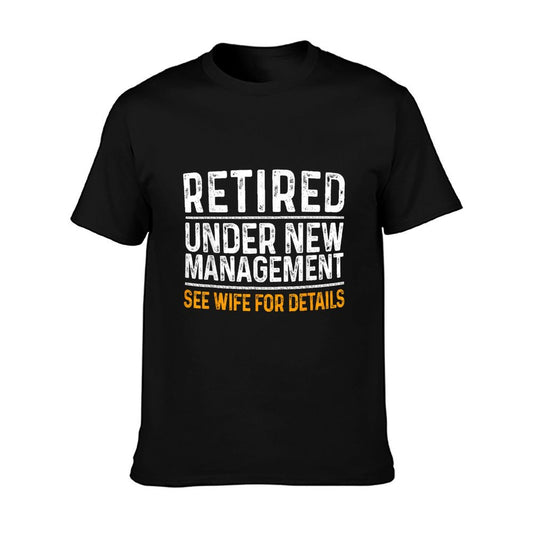 Funny Retirement Party Men&#39;s - Dad Humor, Classic Fit, - Black T-Shirt