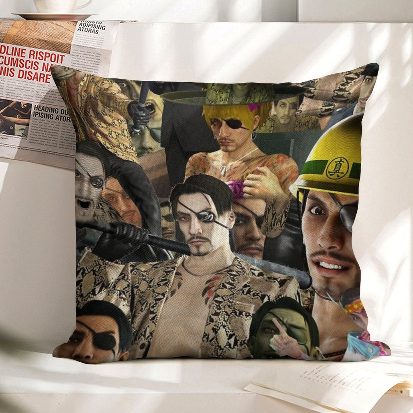 Majima Everywhere Linen Throw Pillow Cover