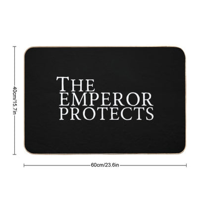 The Emperor Protects Bath Mat