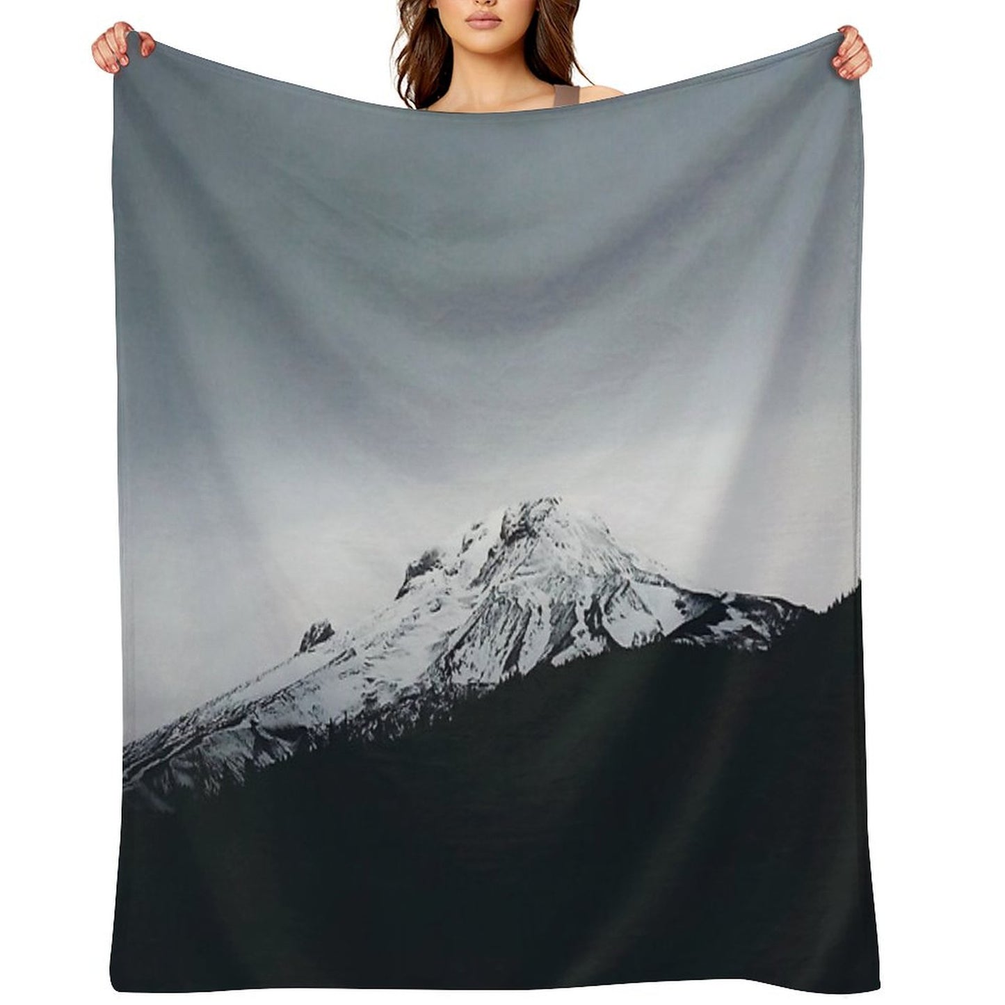 Mt. Hood Oregon Throw Blanket