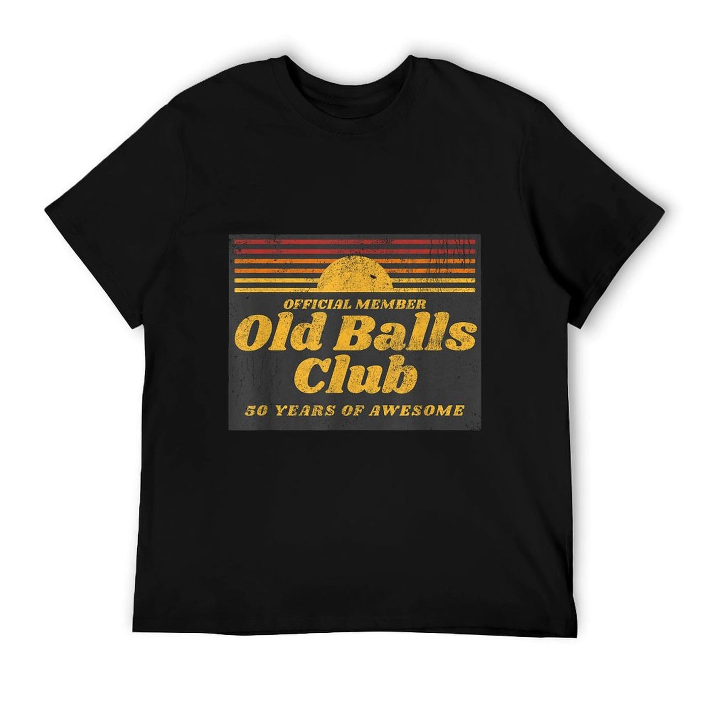 Funny 50th Birthday Old Balls Club 50 Years of Awesome T-Shirt
