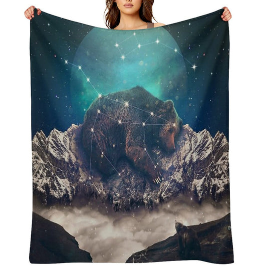 Under The Stars  Ursa Major Throw Blanket