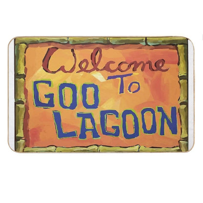 Welcome To Goo Lagoon Bath Mat