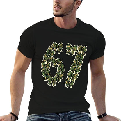 Camo Coquette 67 Meme Camouflage Bow Funny Six Seven  Odor-resistant T-Shirt