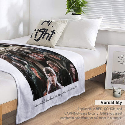 Once Upon A Time Collage Throw Blanket