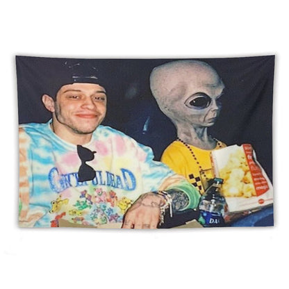 Pete Davidson Alien Tapestry Tapestry