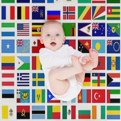 Flags of The World Throw Blanket
