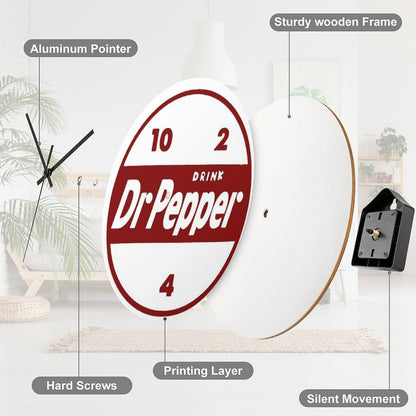 Drink Dr P Wall Clock